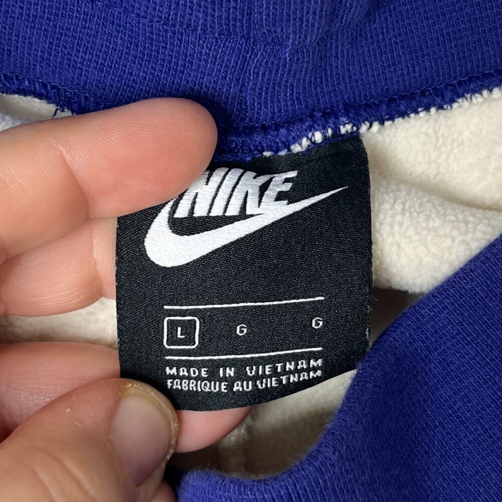 Nike Womens Sportswear Polar Fleece Sweat Cream Pants RET $65 CJ4934-271 sz L - Picture 4 of 11